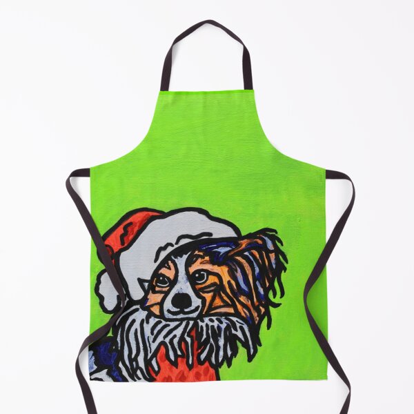 Item preview, Papillon Dog Santa designed and sold by Amanda A. Anthony.