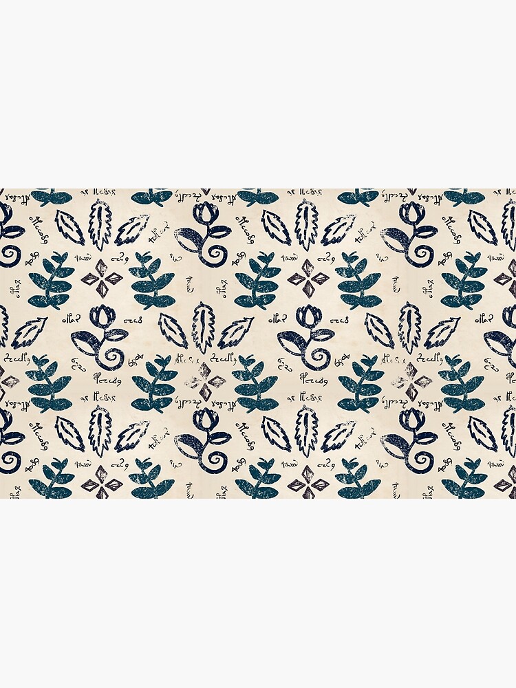 Voynich Pattern by theletteredbee