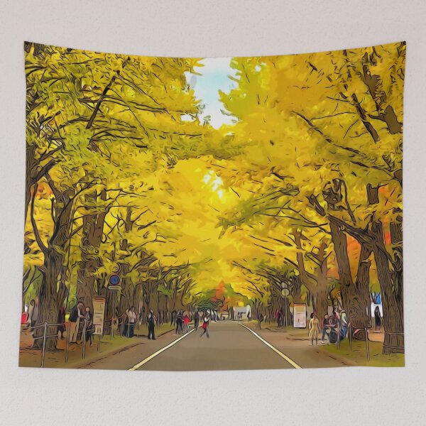 Item preview, Autumn Series: Ginkgo trees at Hokkaido University 2 designed and sold by guoshengz.