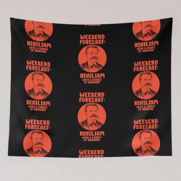 Item preview, Nietzsche Philosophy Nihilism - Weekend Forecast designed and sold by isstgeschichte.
