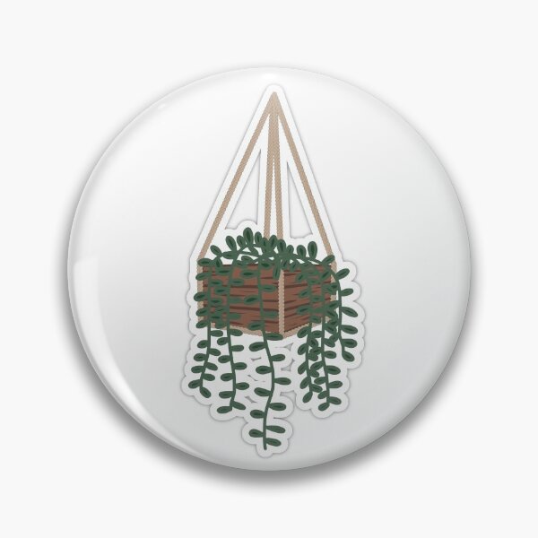 Item preview, String of Nickels Hanging Plant Sticker designed and sold by deane-frnnd.