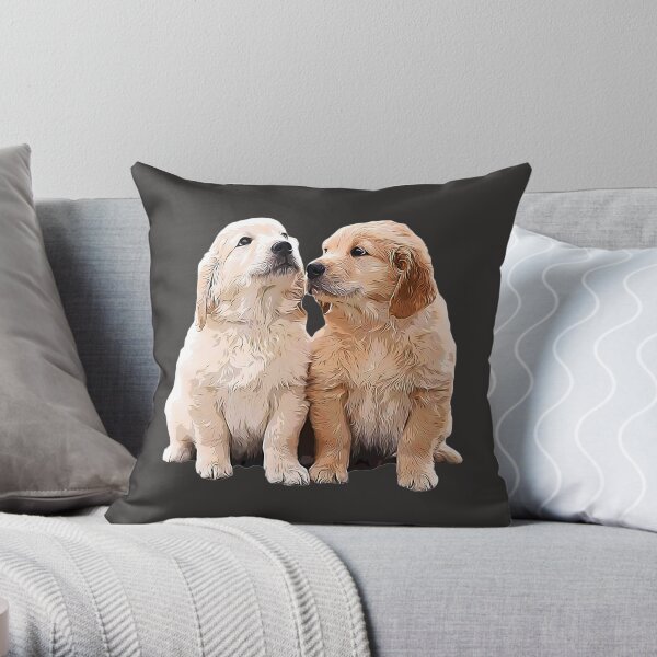 Golden retriever shop pillow case