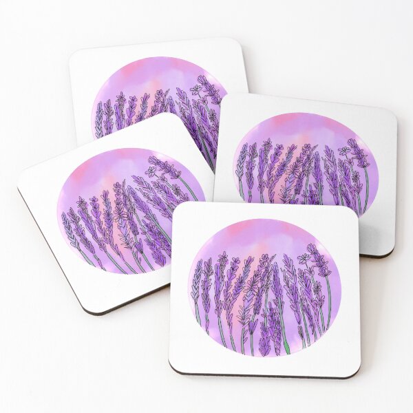 Item preview, Watercolor Lavender Sprigs Doodle Design designed and sold by KatharineArt.