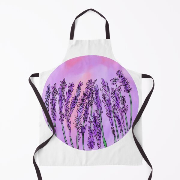 Item preview, Watercolor Lavender Sprigs Doodle Design designed and sold by KatharineArt.