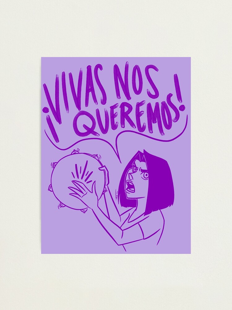 Alternate view of VIVAS NOS QUEREMOS Photographic Print
