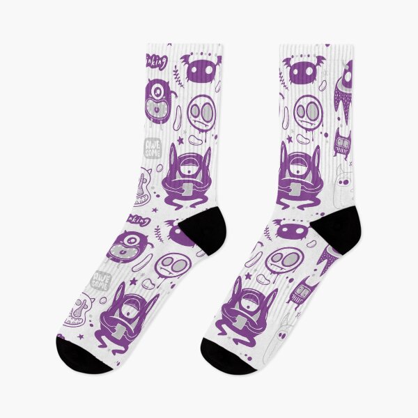 Item preview, funny monsters pattern 2 designed and sold by Mike Kiev art.