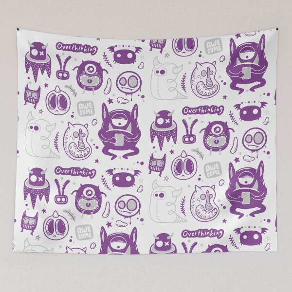 Item preview, funny monsters pattern 2 designed and sold by Mike Kiev art.
