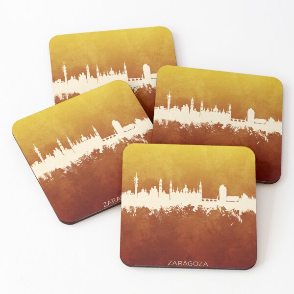 Item preview, Zaragoza Spain Skyline designed and sold by ArtPrints.