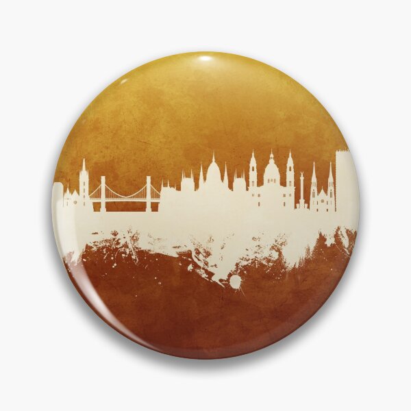 Item preview, Budapest Hungary Skyline designed and sold by ArtPrints.