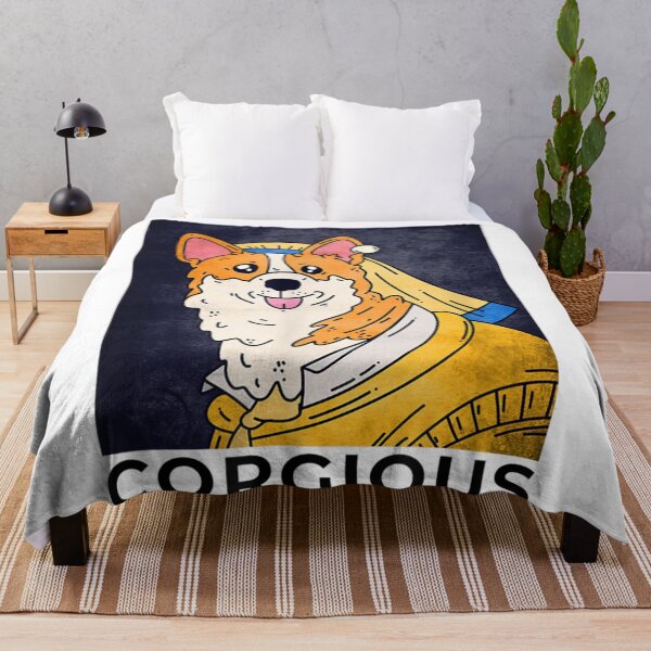Artikelvorschau, Corgious_ Corgi mit einem Perlenohrring entworfen und verkauft von Christopher221.