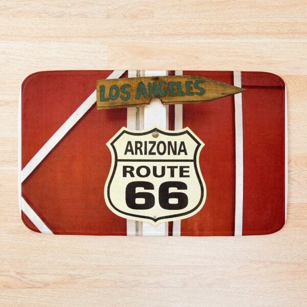 Item preview, Route 66 Sign - Arizona Los Angeles designed and sold by AlteredAtelier.
