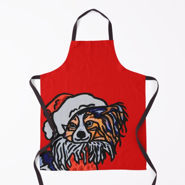 Item preview, Papillon Dog Santa over Red designed and sold by Amanda A. Anthony.