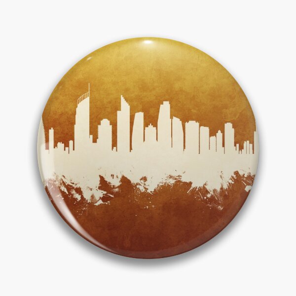 Item preview, Gold Coast Australia Skyline designed and sold by ArtPrints.