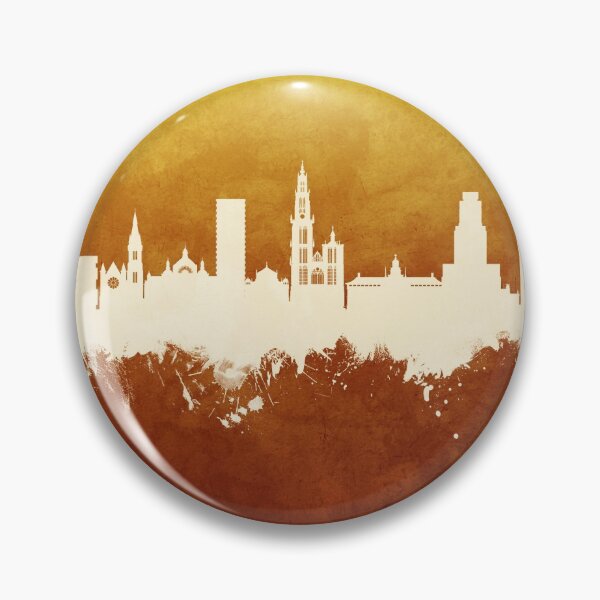 Item preview, Antwerp Belgium Skyline designed and sold by ArtPrints.