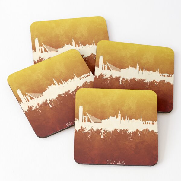 Artikelvorschau, Sevilla Spain Skyline entworfen und verkauft von ArtPrints.