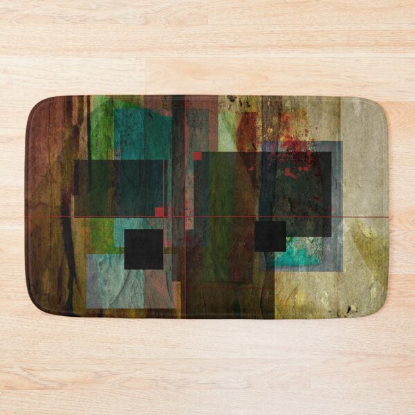 Item preview, Modern Art Abstract with Squares and Rectangles designed and sold by KALEIDOSCOPE UK.