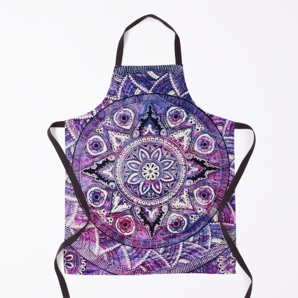 Item preview, Purple circular mandala flower designed and sold by soniaaseguin.