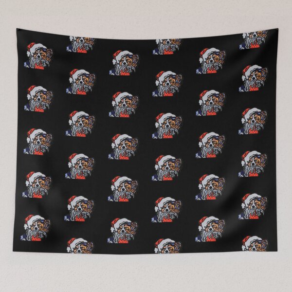 Item preview, Papillon Dog Santa over Black designed and sold by Amanda A. Anthony.