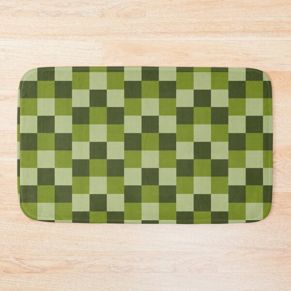 Item preview, Green Checkers designed and sold by kafeonbubble.