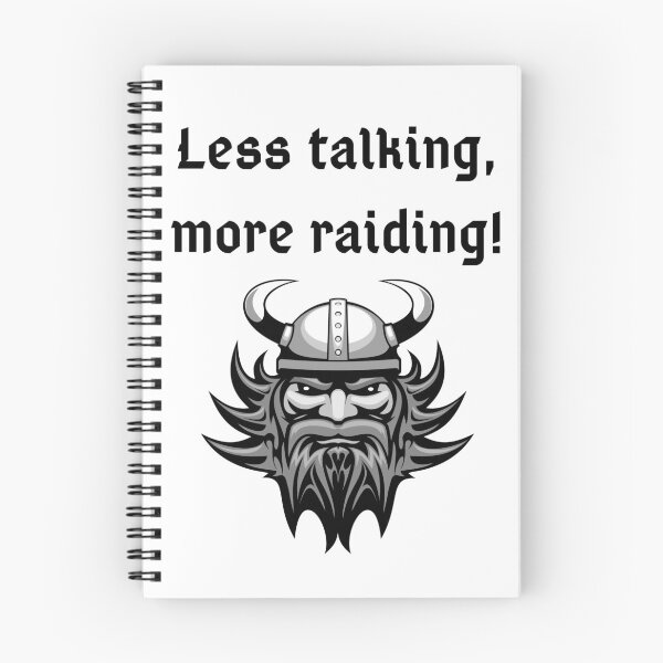 Item preview, Less talking, more raiding - Mount&Blade designed and sold by Norse-Fashion.