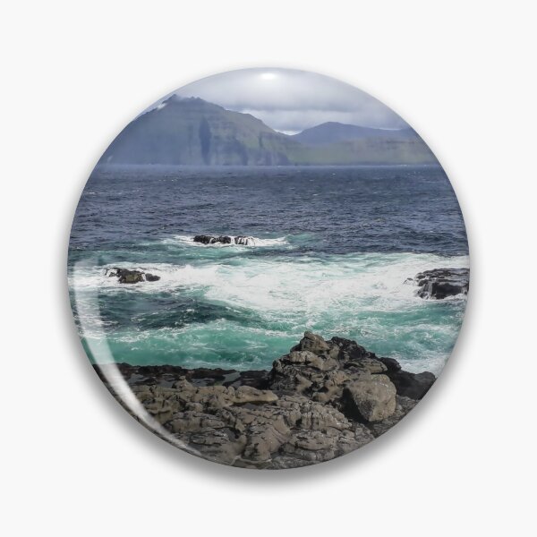 Item preview, Dramatic landscape Fog Sea view Faroe Islands designed and sold by Tanja Dianova.
