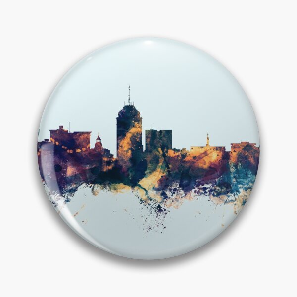 Item preview, Fresno California Skyline designed and sold by ArtPrints.