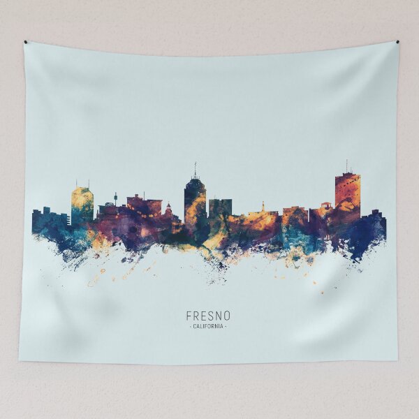 Item preview, Fresno California Skyline designed and sold by ArtPrints.