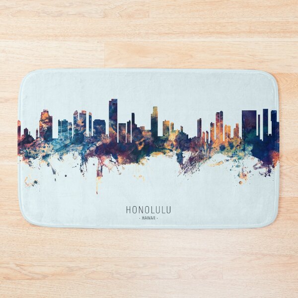 Item preview, Honolulu Hawaii Skyline designed and sold by ArtPrints.