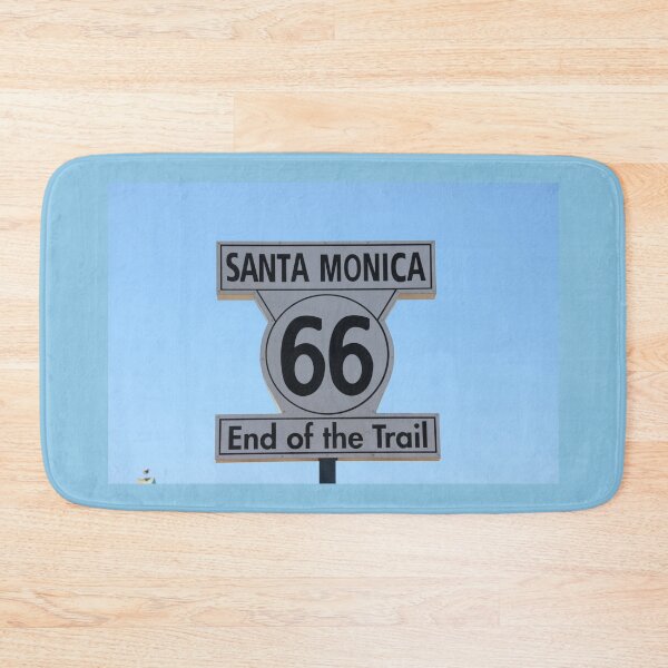 Item preview, Route 66 Sign - End of the Trail - Santa Monica, California designed and sold by AlteredAtelier.