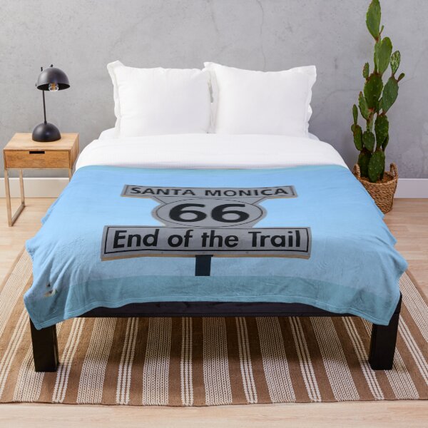 Item preview, Route 66 Sign - End of the Trail - Santa Monica, California designed and sold by AlteredAtelier.