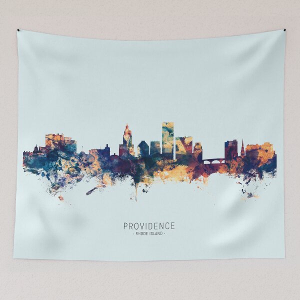 Item preview, Providence Rhode Island Skyline designed and sold by ArtPrints.