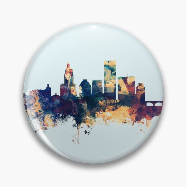 Item preview, Providence Rhode Island Skyline designed and sold by ArtPrints.