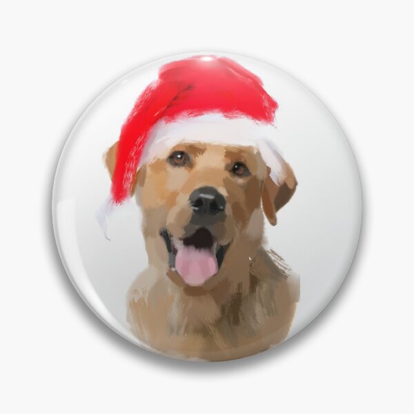 Item preview, Holiday/Christmas Yellow Labrador Retriever Digital Painting  designed and sold by ZombieFiend.