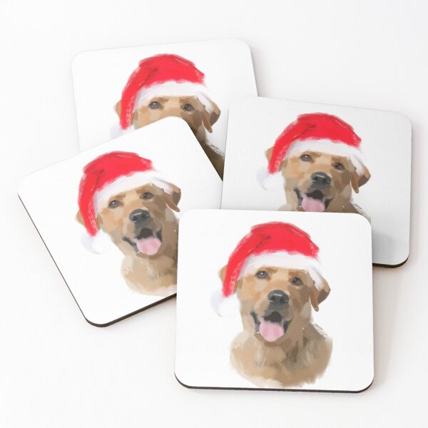 Item preview, Holiday/Christmas Yellow Labrador Retriever Digital Painting  designed and sold by ZombieFiend.