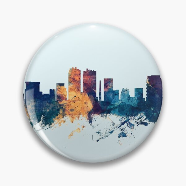 Artikelvorschau, Fort Worth Texas Skyline entworfen und verkauft von ArtPrints.