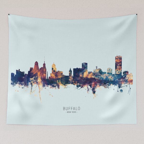 Item preview, Buffalo New York Skyline designed and sold by ArtPrints.