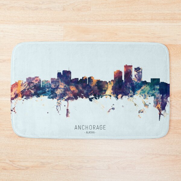 Item preview, Anchorage Alaska Skyline designed and sold by ArtPrints.