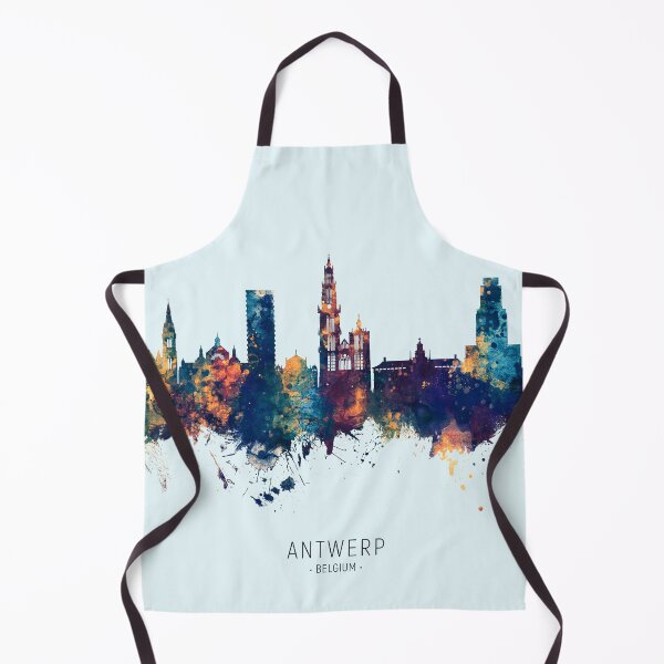 Item preview, Antwerp Belgium Skyline designed and sold by ArtPrints.