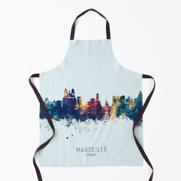 Item preview, Marseille France Skyline designed and sold by ArtPrints.