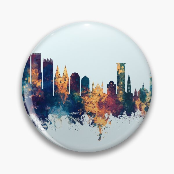 Item preview, The Hague Netherlands Skyline designed and sold by ArtPrints.