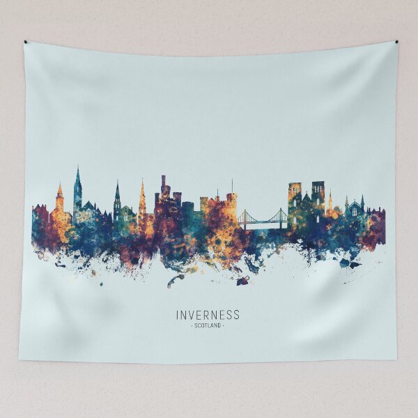 Item preview, Inverness Scotland Skyline designed and sold by ArtPrints.
