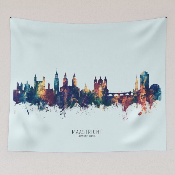 Item preview, Maastricht The Netherlands Skyline designed and sold by ArtPrints.