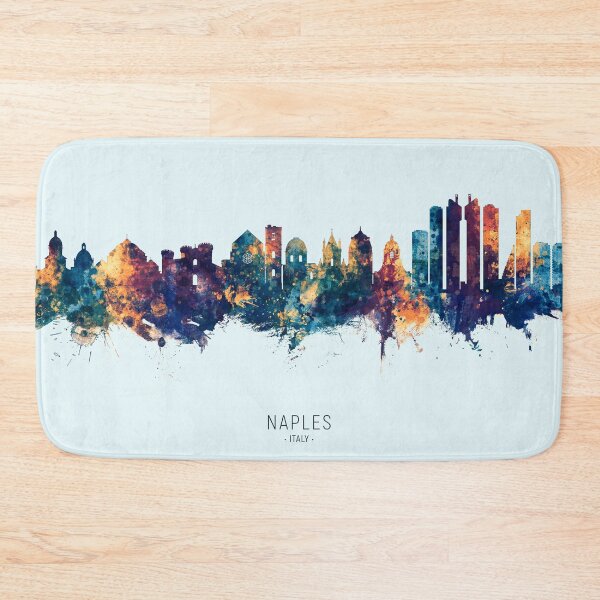 Item preview, Naples Italy Skyline designed and sold by ArtPrints.