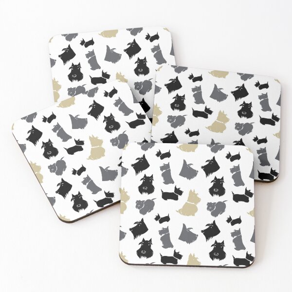 Item preview, Scottie Pattern Neutral Colors By Tinta Design designed and sold by Tintadesigns.
