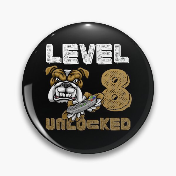 Item preview, LEVEL 8 UNLOCKED, the best gift for gamers designed and sold by NiceSign.