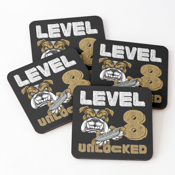 Item preview, LEVEL 8 UNLOCKED, the best gift for gamers designed and sold by NiceSign.