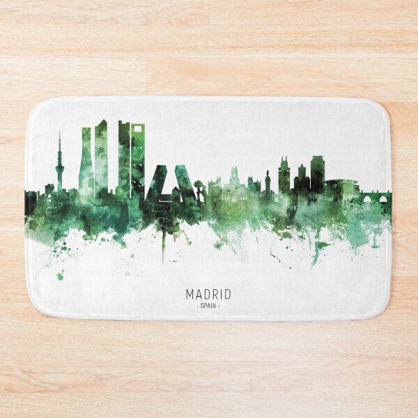 Aperçu de l'œuvre Madrid Spain Skyline créée et vendue par ArtPrints.