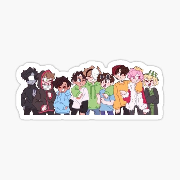 Dream SMP - Sapnap fan art Sticker for Sale by FunnehGacha