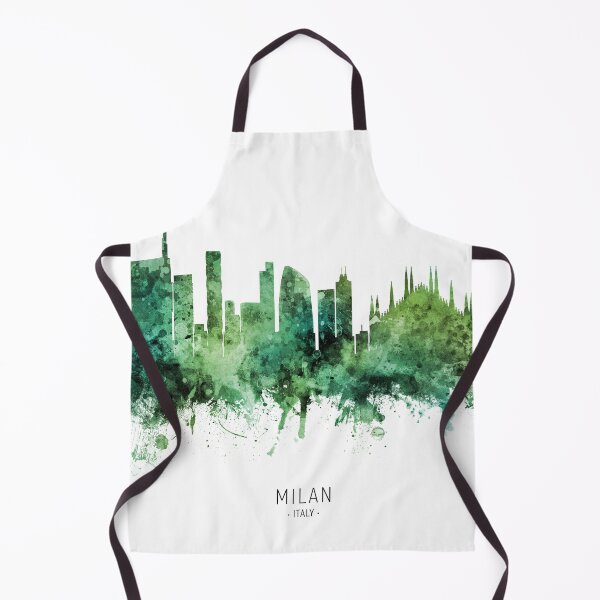 Aperçu de l'œuvre Milan Italy Skyline créée et vendue par ArtPrints.