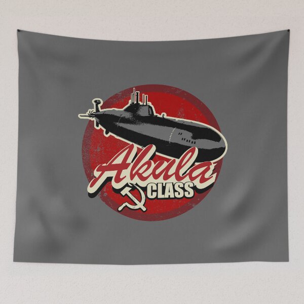 Item preview, Soviet Submarine - Akula Class (distressed) designed and sold by StrongVlad.
